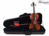 Good Quality 4/4 Solid Wood Antique Model Violin Outfit/Ebony Fitting/Octagonal Bow/Shoulder Rest/Extra String Set