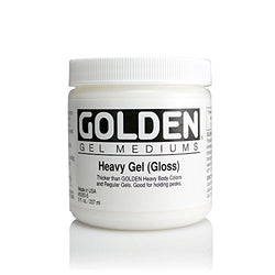 Golden Artist Colors - Heavy Gel Gloss - 8 oz Jar