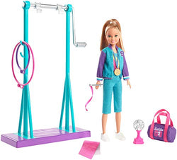 Barbie Team Stacie Doll Gymnastics Playset with Accessories