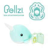 Bellzi Teal Narwhal Stuffed Animal Plush Toy - Adorable Toy Plushies and Gifts! - Narrzi