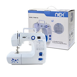 Full-Featured Sewing Machine with 30 Stitches - NEX Portable Sewing Machine for Beginners Home