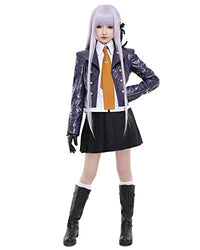 Cosplay.fm Women's Kyoko Kirigiri Cosplay Costume School Uniform Set (Multicolored, Small)