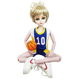 EVA BJD Full Set Basketball Player 1/3 BJD Doll 22inch Male Boy Doll Ball Jointed Dolls + Makeup + Clothes + Pants + Shoes + Wigs + Doll Accessories