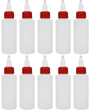 10-2oz Refillable Artist's Bottle with Twist Open/Close Nozzle. Cylinder Bottle