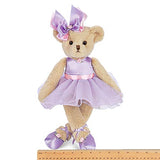 Bearington Tootsie Tutu Plush Stuffed Animal Ballerina Teddy Bear 15"