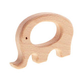 EBTOYS 7PCS Wooden Teething Toys Animal Baby Kids Shape Sensory Teeter Toy Shower Gift Mom DIY
