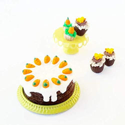 1:12 dollhouse food Easter miniature carrot cake