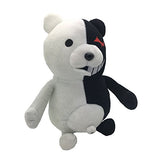 MAGGIFT monobear Plush Black White Bear Stuffed Plush Doll Toy