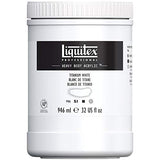 Liquitex Professional Heavy Body Acrylic Paint, 32-oz Pot, Titanium White