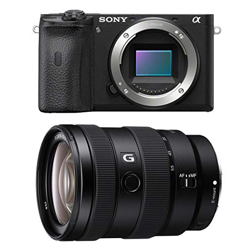 Sony Alpha a6600 Mirrorless Digital Camera Body - with Sony E 16-55mm f/2.8 G Lens