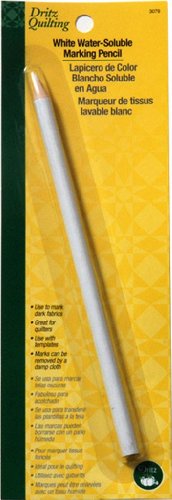 Dritz Quilting Water Soluble Marking Pencil, White