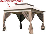 Sunjoy 110109237 Replacement Canopy Set for 11x11 Ft S-GZ001 POP UP Gazebo