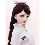 MEESock Fashion BJD Dolls 1/3 SD Doll 23.8Inch Handmade Simulation Ball Jointed Doll DIY Toys, with Clothes Shoes Wig Makeup, Birthday Gift for Girl/Boy