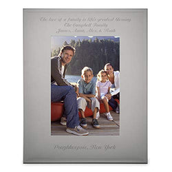 Things Remembered Personalized Tremont Gunmetal 5x7 Frame (Portrait) with Engraving Included