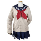 Ailancos Himiko Toga Cosplay Costume My Hero Academia Sweater Sailor Dress Oufit