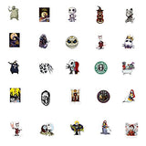Nightmare Before Christmas Stickers 100pcs Classic Funny Horror Stickers Halloween Stickers Christmas Stickers