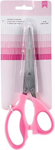 American Crafts 8 Inch Pink Fringe Scissors