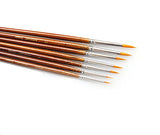 Fine Detail Paint Brush Set - 7 Pieces Miniature Brushes for Watercolor/Acrylic Painting