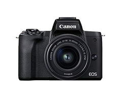 Canon EOS M50 Mark II + EF-M 15-45mm is STM Kit Black