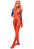 C-ZOFEK Womens Asuka Langley Cosplay Red Bodysuit Costume (X-Small)