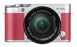 Fujifilm X-A3 Mirrorless Camera XC16-50mm F3.5-5.6 II Lens Kit - Pink