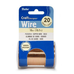Bulk Buy: Darice DIY Crafts Craft Wire 20 Gauge Gold 15 yards (6-Pack) P32029-4