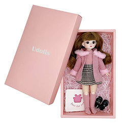 Udolls Bjd Dolls Smart Doll, (Gift Package with Greeting Card), 1/6 Kawaii 12 Inch 21 Ball Jointed Doll, DIY Toys Makeup Head Full Set Clothes Shoes Wig for Girl, Dora