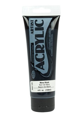 Royal & Langnickel Essentials Acrylic Paint 4 Oz. Tube: Mars Black