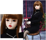 Olaffi 1/4 BJD Doll Full Set Male Doll Jointed Dolls + Makeup + Clothes + Pants + Shoes + Wigs + Doll Accessories Best Gift for Girls
