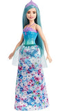 Barbie Dreamtopia Princess Doll (Petite, Turquoise Hair), with Sparkly Bodice, Princess Skirt and Tiara, Toy for Kids Ages 3 Years Old and Up
