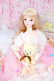 Dream Fairy Fortune Days Original Design 60 cm BJD Like Dolls(Chinese New Year Edition), Series 26 Joints Doll Named Piggy Girl, Doll with Exquisite Clothes as Best Gift for Girls (TTZ)