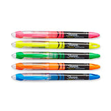 Sharpie 24555 Accent Sharpie Pen-Style Highlighter, Assorted Colors, 5-Pack