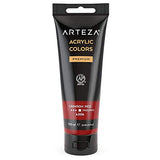 Arteza Acrylic Paint Pack of 5, (120 ml Pouch, Tube), Rich Pigment, Non Fading, Non Toxic, Single Color Paint for Artists, Hobby Painters & Kids