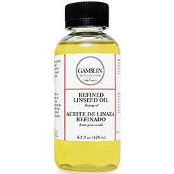 Gamblin Alkali Refined Linseed Oil 4 oz Bottle