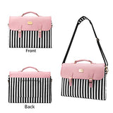 Computer Bag Laptop Bag for Women Cute Laptop Sleeve Case for Work College, Slim-Pink, 15.6-Inch