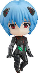 Good Smile Rebuild of Evangelion: Rei Ayanami [Tentative Name] (Plugsuit Version) Nendoroid Action Figure, Multicolor