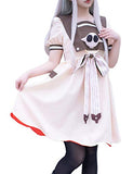 Ainiel Yashiro Nene Costume Girls Cosplay Fancy Dress Clothing (M) Rice White