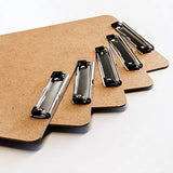 Clipboards (Set of 30) Letter Size Clipboard, Low Profile Clip, Classroom Supplies