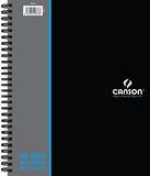 Canson Artist Series Mix Media Paper Pad for Wet or Dry Media, Dual Surface- Fine or Medium, Side