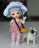 Zgmd 1/8 BJD Doll SD Doll Cute Little Girl Resin Doll +Face Make Up