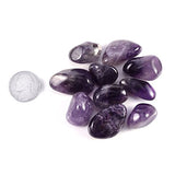 CrystalTears 1/2lb Bulk Natural Chestnut Amethyst Tumbled Stones Polished Crystals for Healing
