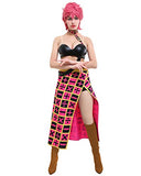 Coskidz Women's Trish UNA Cosplay Costume Outfit Top Skirt, Multicolored, X-Small