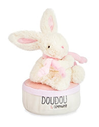 Doudou et Compagnie dc3362 Soft Toy Rabbit with Music Box