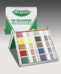 Crayola Classpack Markers 200 Ct Non Washable Fine Tip By Crayola Llc