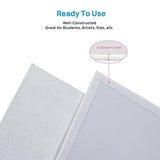 Painting Canvas Panel Board, Discpace 28PCS Primed Canvases for Painting Thickness White Blank Flat Canvas Value Multi Pack In Bulk, 100% Cotton Acid Free For Kid/Student/Artist-5x7, 8x10, 9x12, 11x14