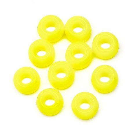 Bulk Buy: Darice DIY Crafts Pony Beads Plastic Neon Lemon 9mm 400 pieces (1-Pack) 06121-5-90