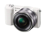 Sony a5100 16-50mm Mirrorless Digital Camera with 3-Inch Flip Up LCD (White) (Renewed)