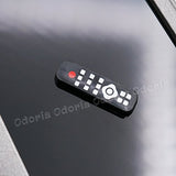 Odoria 1:12 Miniature TV Television with Stand Cabinet and Remote Dollhouse Living Room Furniture Accessories