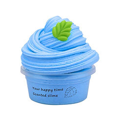 Yowein DIY Slime Supplies Fruit Kit Cloud Slime Aromatherapy Pressure Children to Latte Scented with Charm, Butter Strechy Non-Sticky and Glossy Slime, Stress Relief Toy for Girls and Boys (Blue)