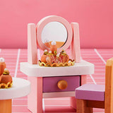 Sumind 2 Pieces 1:12 Miniature Dollhouse Perfume Sets Accessories Miniature Plastic Pink Perfume Bottle Set Makeup Dollhouse Furniture Decoration Miniatures Accessories